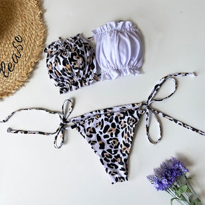 Ruffle Me Right Bikini Set