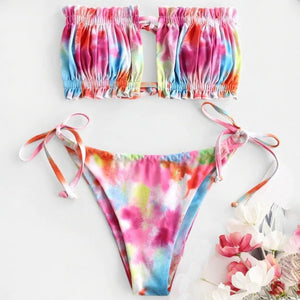 Ruffle Me Right Bikini Set
