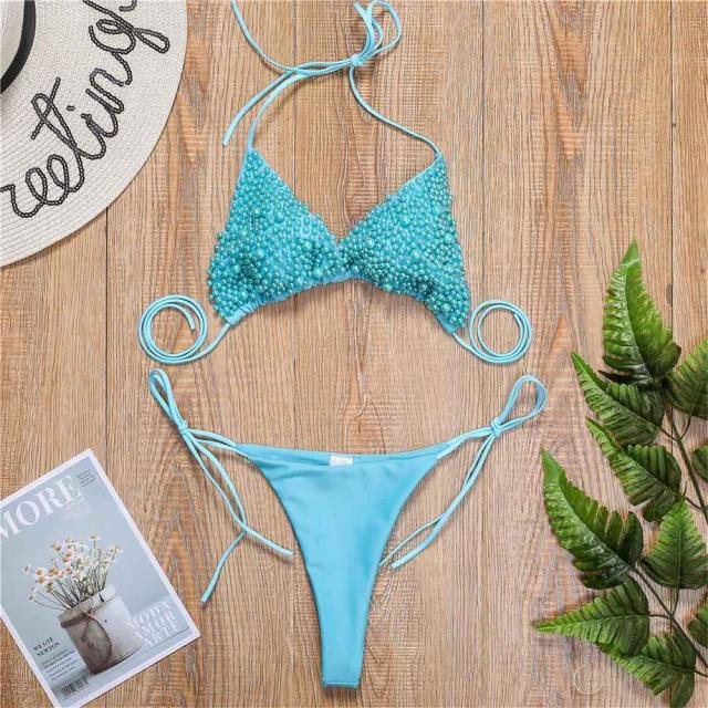 Luxury Pearl Bikini Set