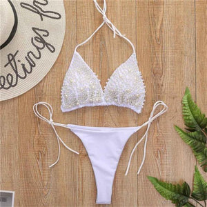 Luxury Pearl Bikini Set