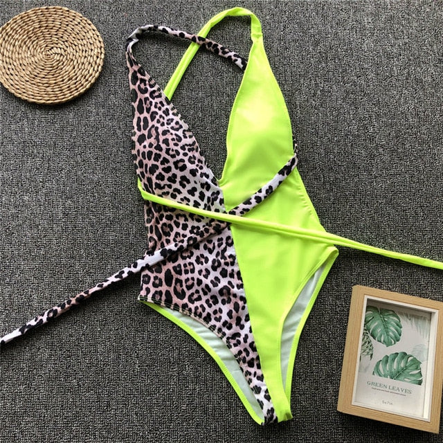 Leopard Goddess One Piece & Cover Up