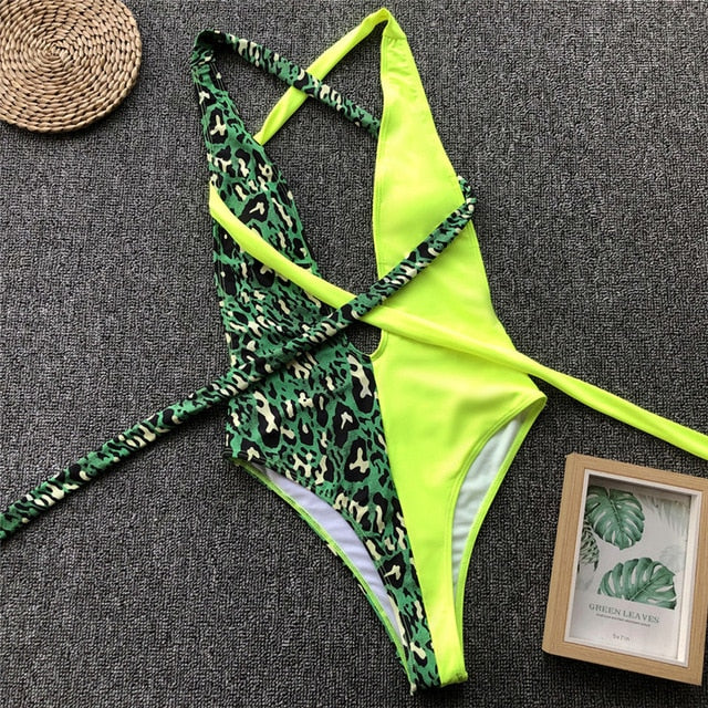 Leopard Goddess One Piece & Cover Up