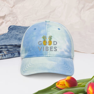 Good Vibes Tie dye hat